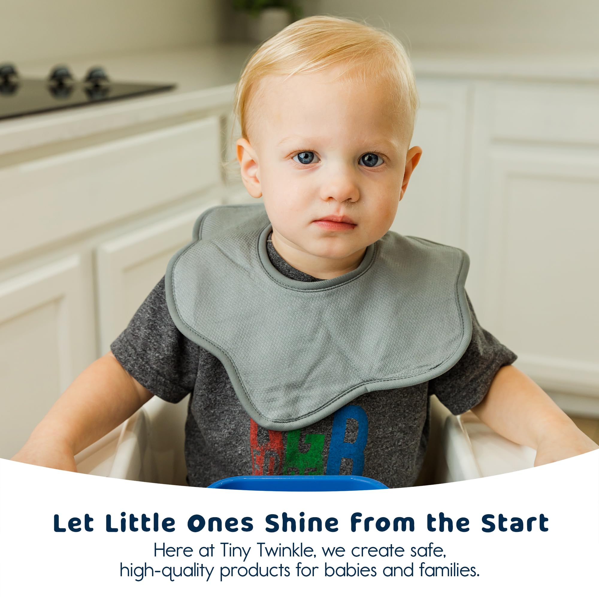 360° Rotating Waterproof & Absorbent Baby Drool Bibs - 3 Pack Soft Teething Bibs for Infants & Toddlers | Ideal for Feeding, Teething & Messy Playtime