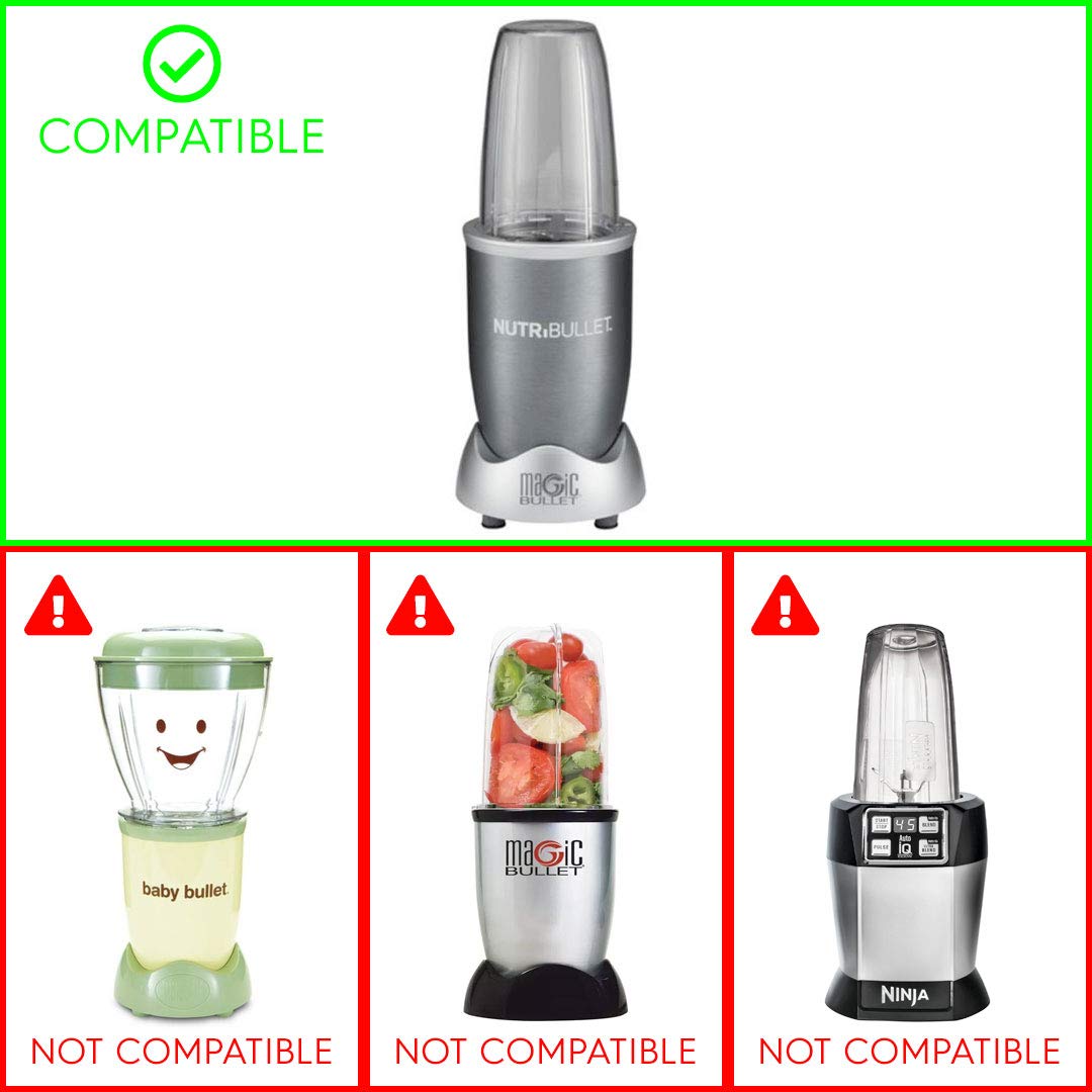 2 Pack Replacement Motor Gear for NutriBullet 600W & 900W Blenders - Compatible with NB-101B, NB-101S, NB-201 Models - Perfect for Smoothie Making, Food Processing & Blender Repairs