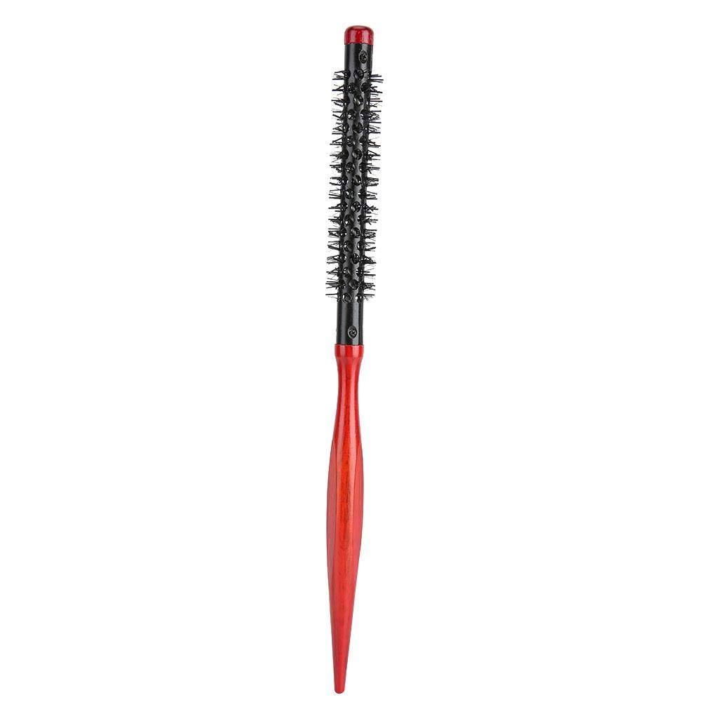 Professional Round Roller Comb for Men & Women - Nylon Bristles Salon Hair Styling Brush for Blow Drying, Curling & Straightening (0.4 Inch) - Perfect for Home & Salon Use, Styling Wet/Dry Hair