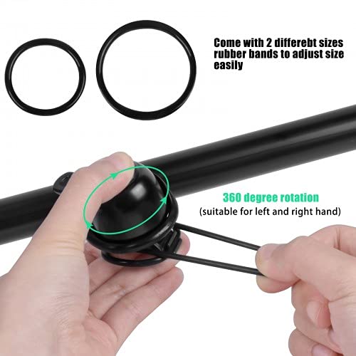 Dokpav 2-Pack Adjustable Aluminum Bike Bells - Loud Universal Bicycle Horn for Adults & Kids - Perfect for Road Bikes, Mountain Bikes & Sports Bicycles | Great for Commuting, Cycling Safety & Outdoor Adventures
