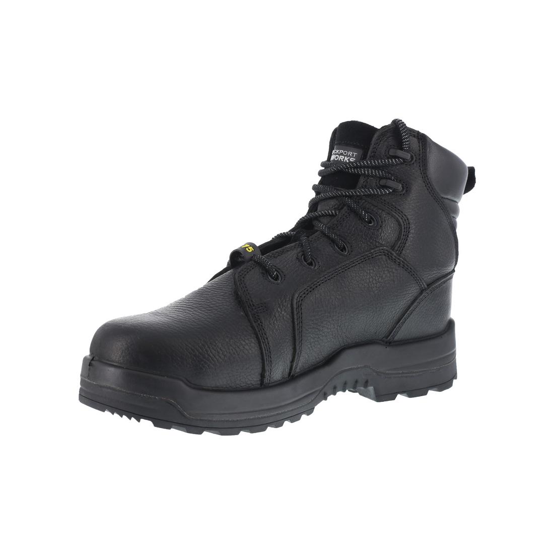 More Energy 6 Inch Composite Toe Int MetGaurd Work Boot Black