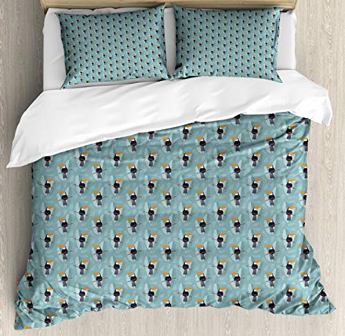 Teal Black Orange
