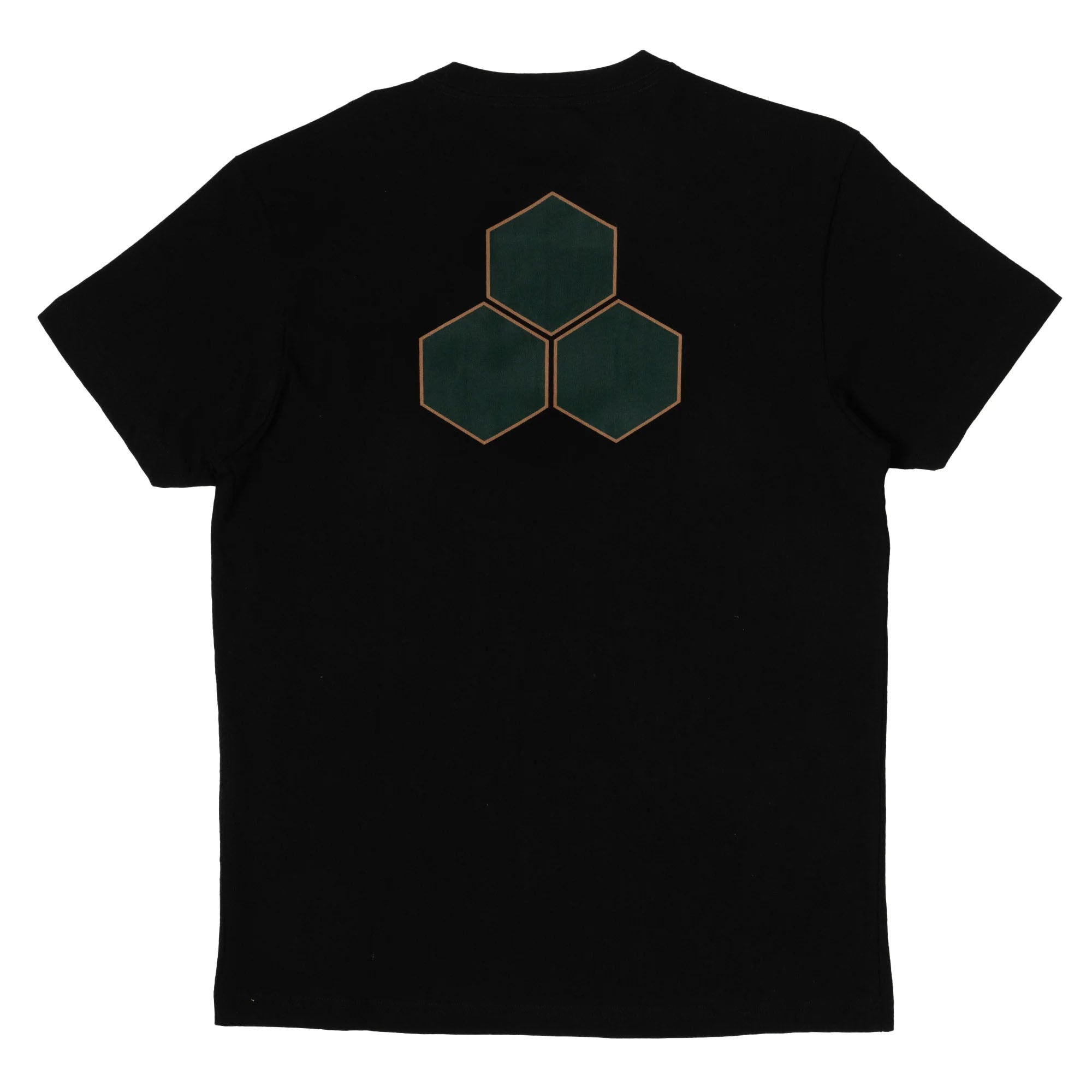 Channel Islands Two-Tone Hex Men's Short Sleeve T-Shirt - Black | Casual Summer Wear & Street Style Fashion