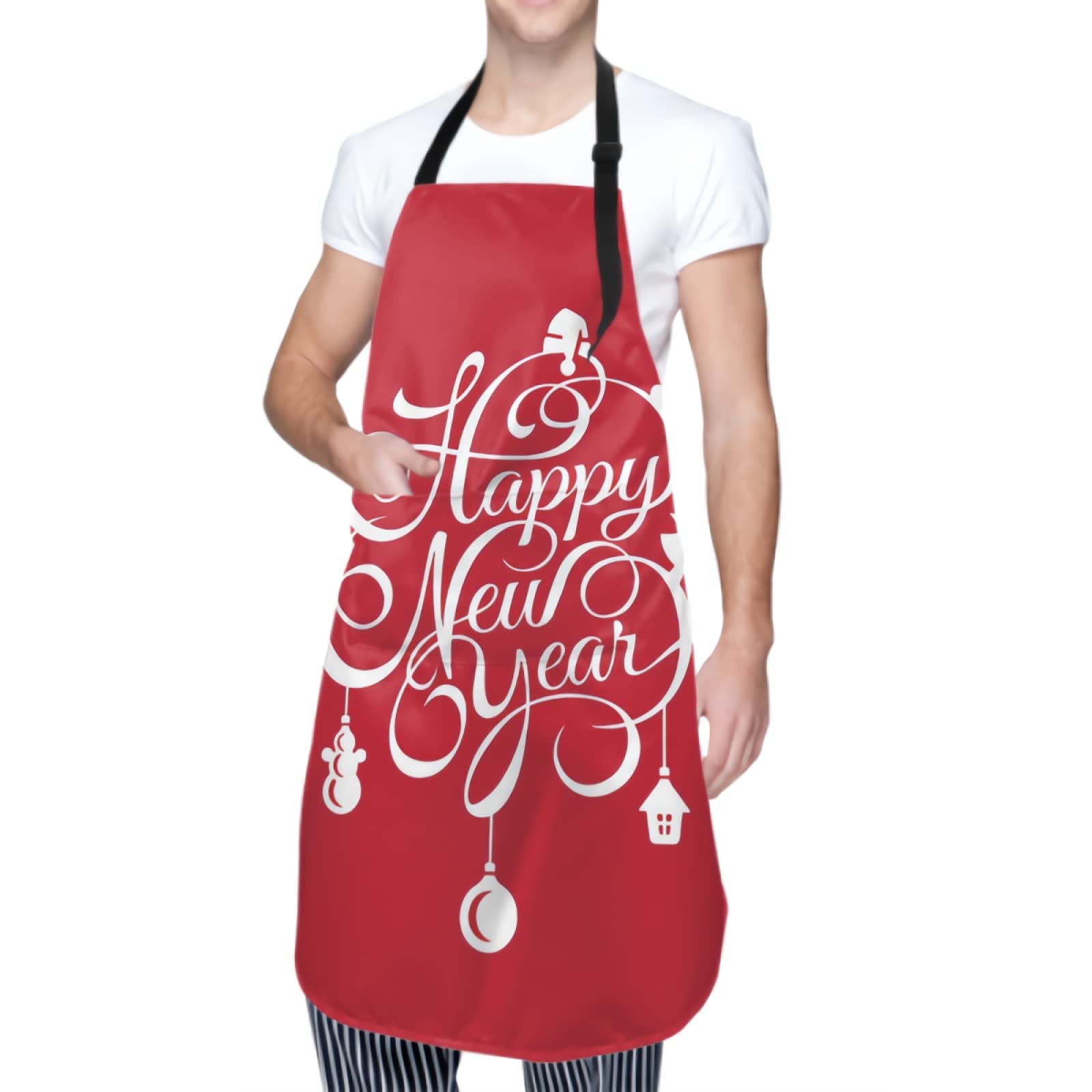 Adjustable Neck Unisex Kitchen Bib for Cooking, Baking & Gardening - Adult Size, Perfect for Messy Cooking & Outdoor Activities