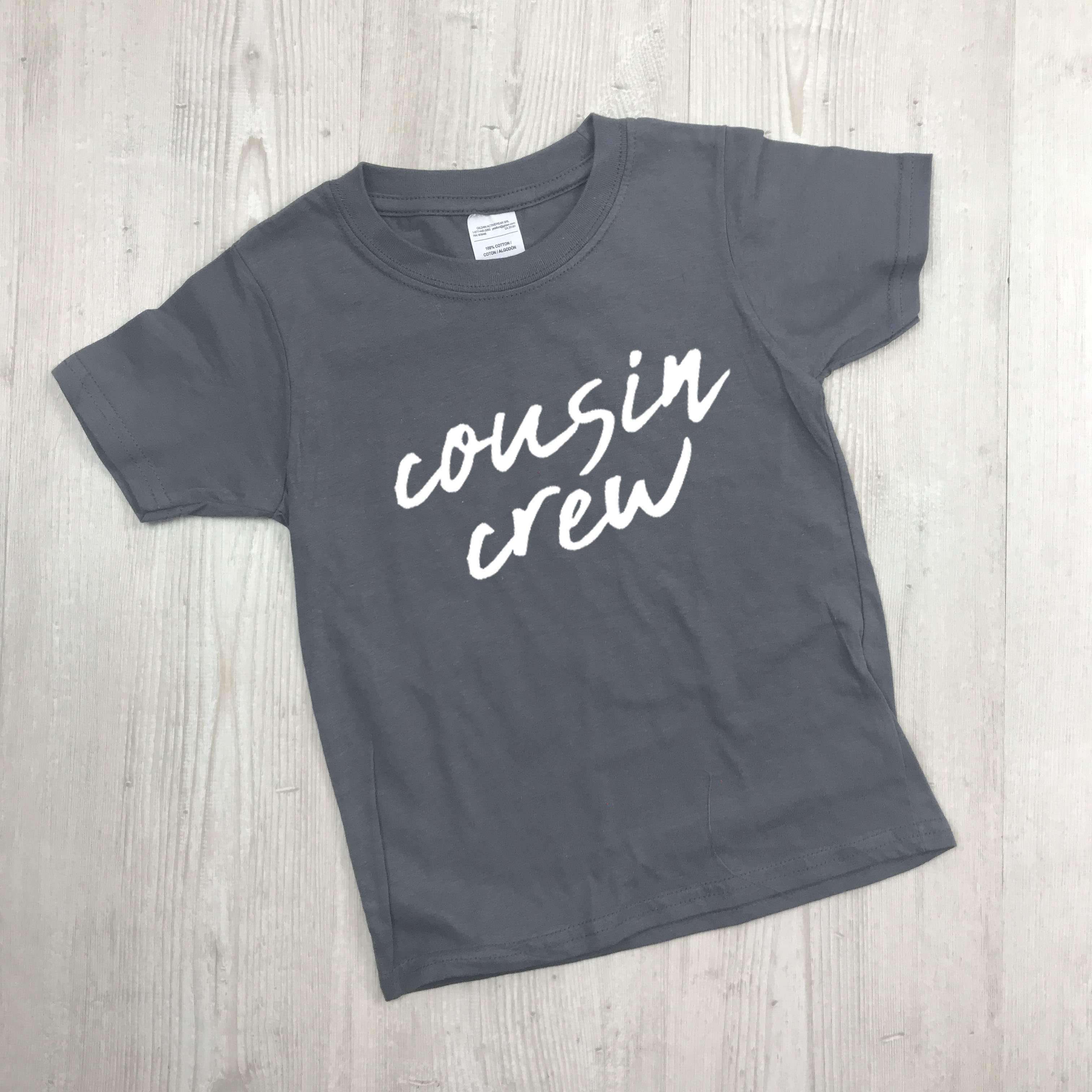 Cousin Crew Script Tees 00 (MRK X) - Trendy Graphic T-Shirts for Men & Women - Perfect for Casual Wear, Street Style & Everyday Outfits