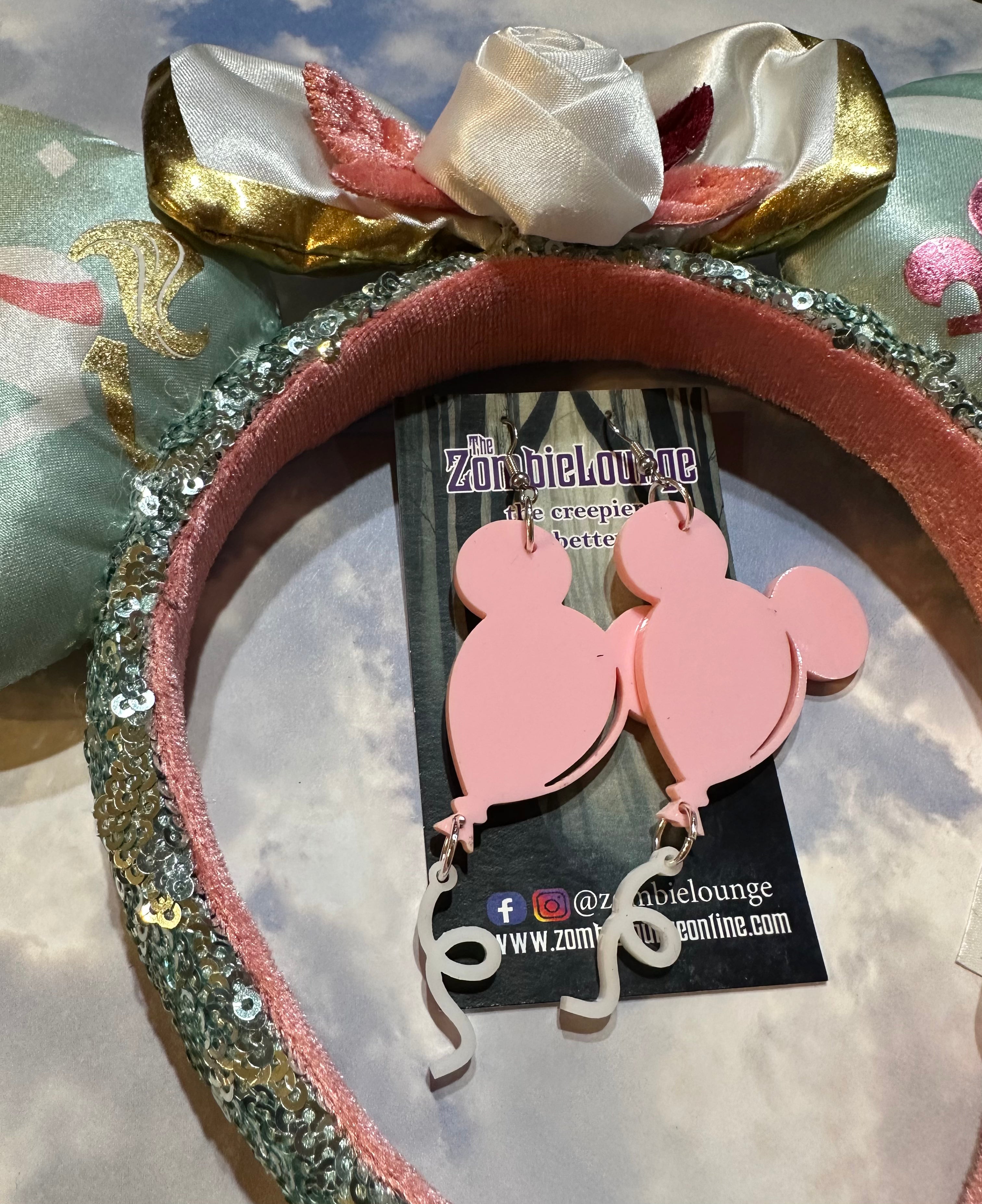 Cute Mouse Balloon Earrings for Women - Fun Animal Jewelry for Parties, Halloween & Everyday Wear