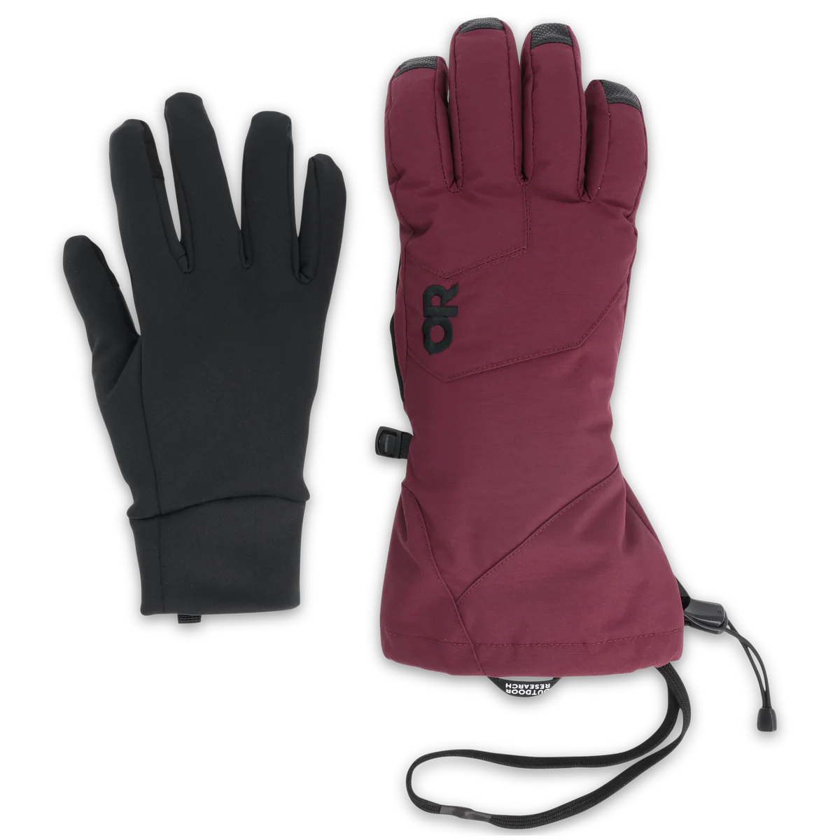 Adrenaline 3-in-1 Winter Gloves for Women - Touchscreen Compatible, Windproof & Waterproof - Perfect for Skiing, Snowboarding & Outdoor Activities