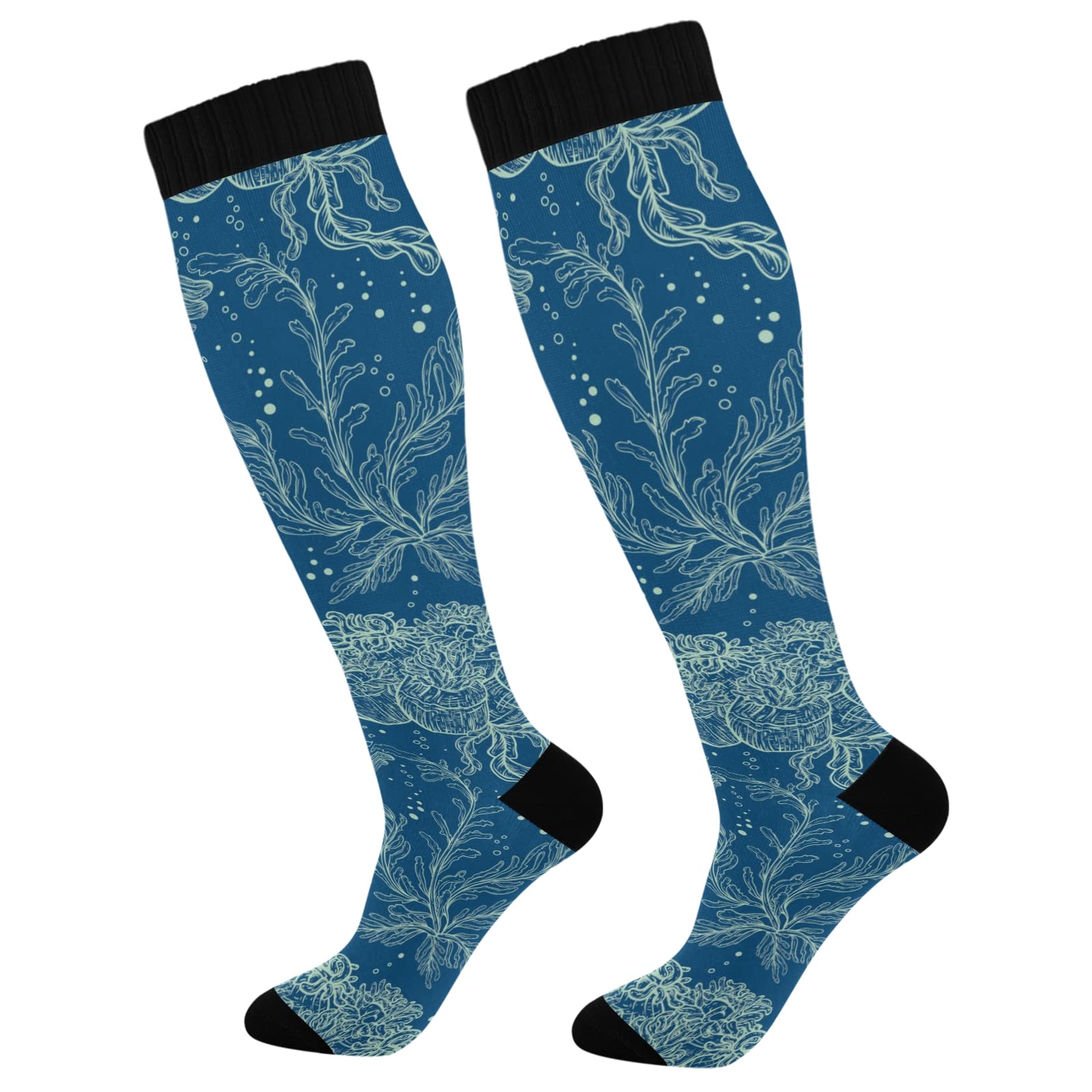 Breathable Unisex Long Casual Crew Socks for Running, Cycling & Hiking - Soft Athletic Socks for Women & Men - Perfect for Workouts, Outdoor Activities & Daily Wear
