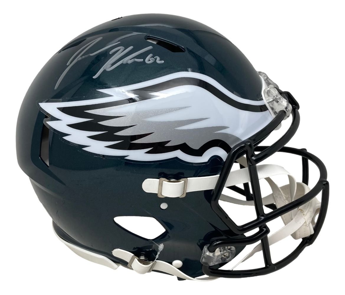 Jason Kelce Autographed Philadelphia Eagles FS Speed Authentic Football Helmet with PSA Hologram - Perfect for Eagles Fans, Sports Memorabilia Collectors & Man Cave Decor