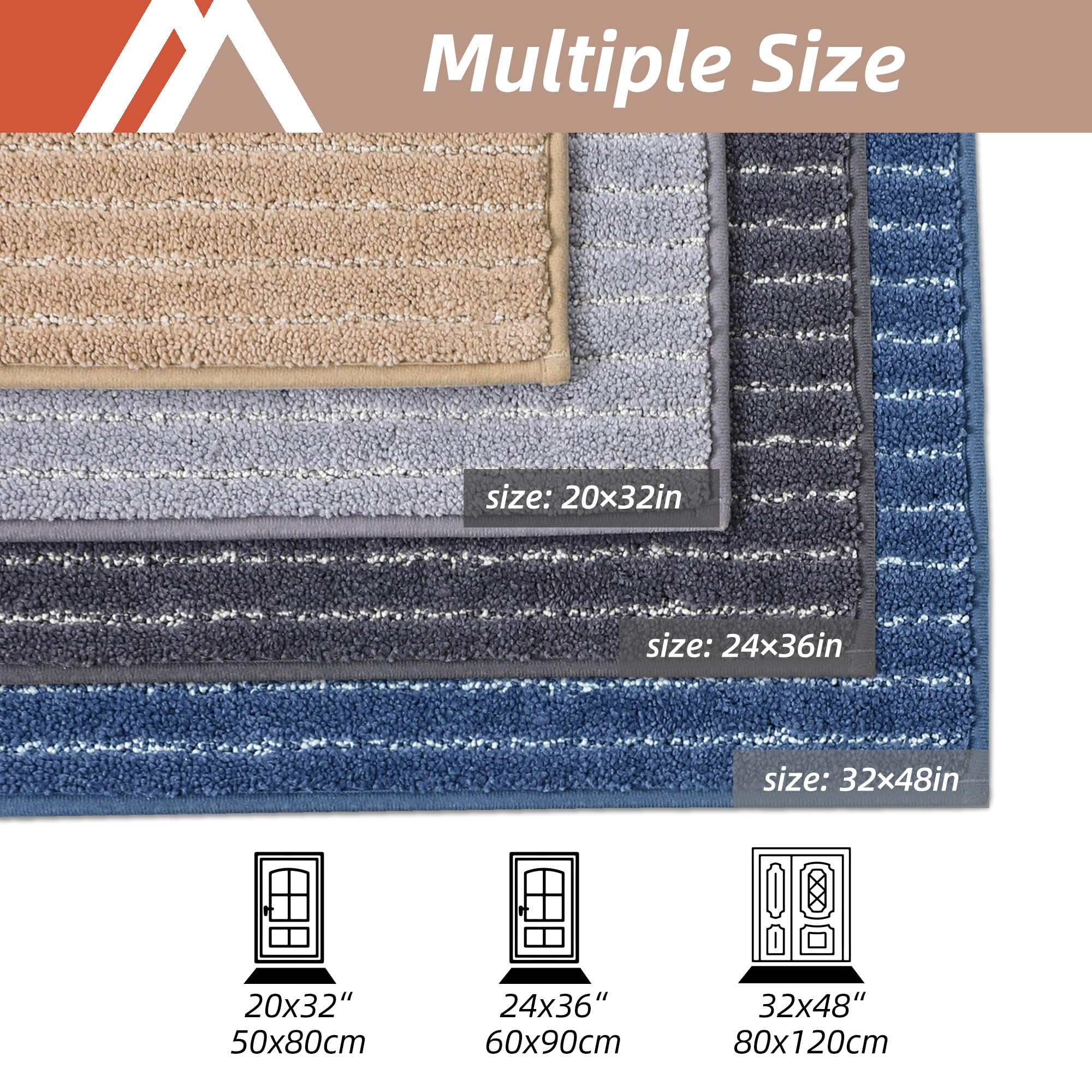 Non-Slip Washable Indoor/Outdoor Door Mat - 32