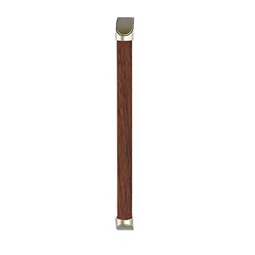 Black Walnut Bathroom Safety Grab Bar - 50cm Wooden Handrail for Bathtub, Shower & Toilet - ADA Compliant Assist Rail for Elderly & Handicap Support - Non-Slip Medical Commode Accessories for Home & Hospital Use