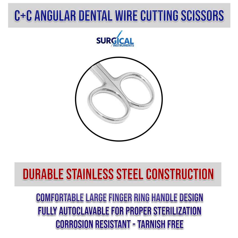 Professional Dental Collar & Crown Wire Cutting Scissors - 4.75