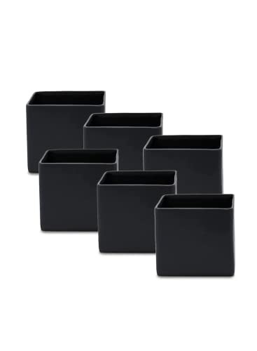 Black, Pack of 6