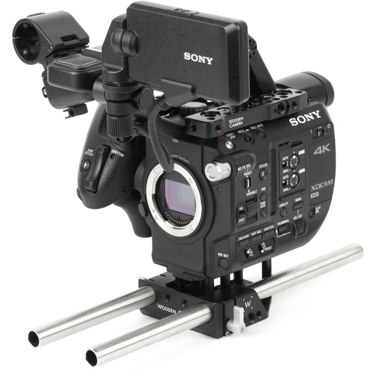 Wooden Camera FS5 Accessory Kit Base - Professional Video Rig for Sony FS5 - Perfect for Filmmaking, Vlogging & Studio Shoots