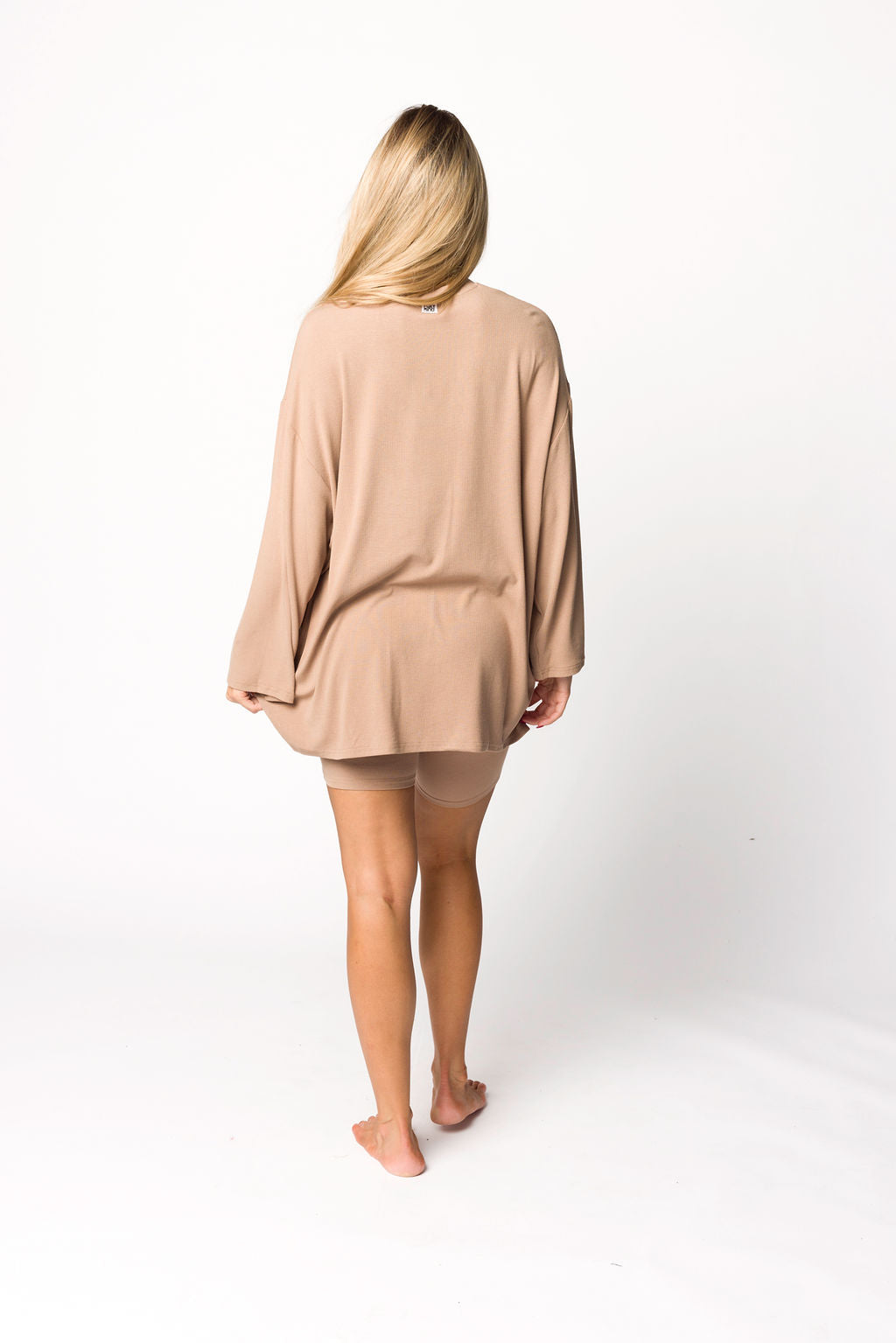 All Weekend Long Set - Cozy Long Sleeve Top in Biscotti | Perfect for Casual Outings, Lounging & Fall Layering