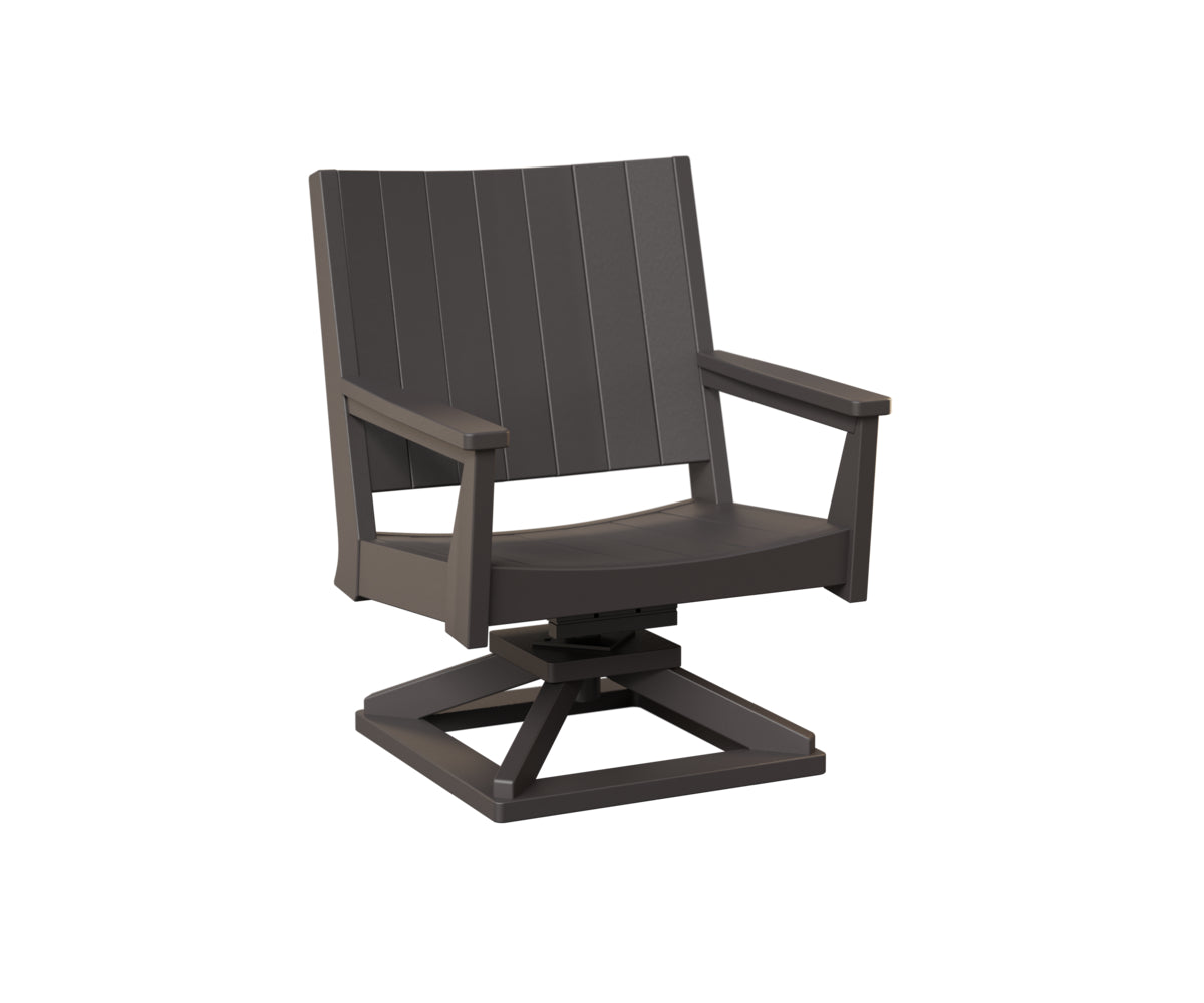 Berlin Gardens Mayhew Chat Swivel Rocker - Outdoor Patio Conversation Chair with Comfortable Cushions for Porch, Deck, or Garden Relaxation