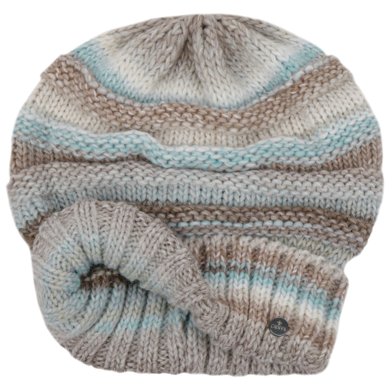 Lierys Bernardo Oversize Knit Hat - Soft Chunky Cable Knit Beanie for Women & Men | Winter Warm Slouchy Hat for Outdoor Activities, Skiing & Casual Wear