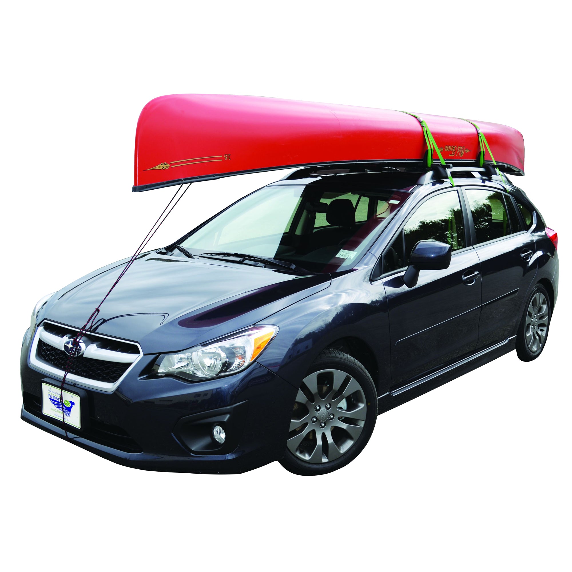 Malone BigFoot Pro Canoe Roof Rack MPG112MD - Heavy Duty Kayak Carrier for Cars, SUVs & Trucks - Secure Canoe Transport System with Universal Fit - Perfect for Camping, Fishing & Outdoor Adventures