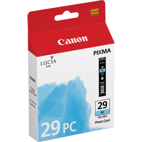 Canon PGI 29 Ink Cartridge - Photo Cyan for Pixma PRO 1 Printer | High-Quality Photo Printing | Perfect for Professional Photography & Art Prints
