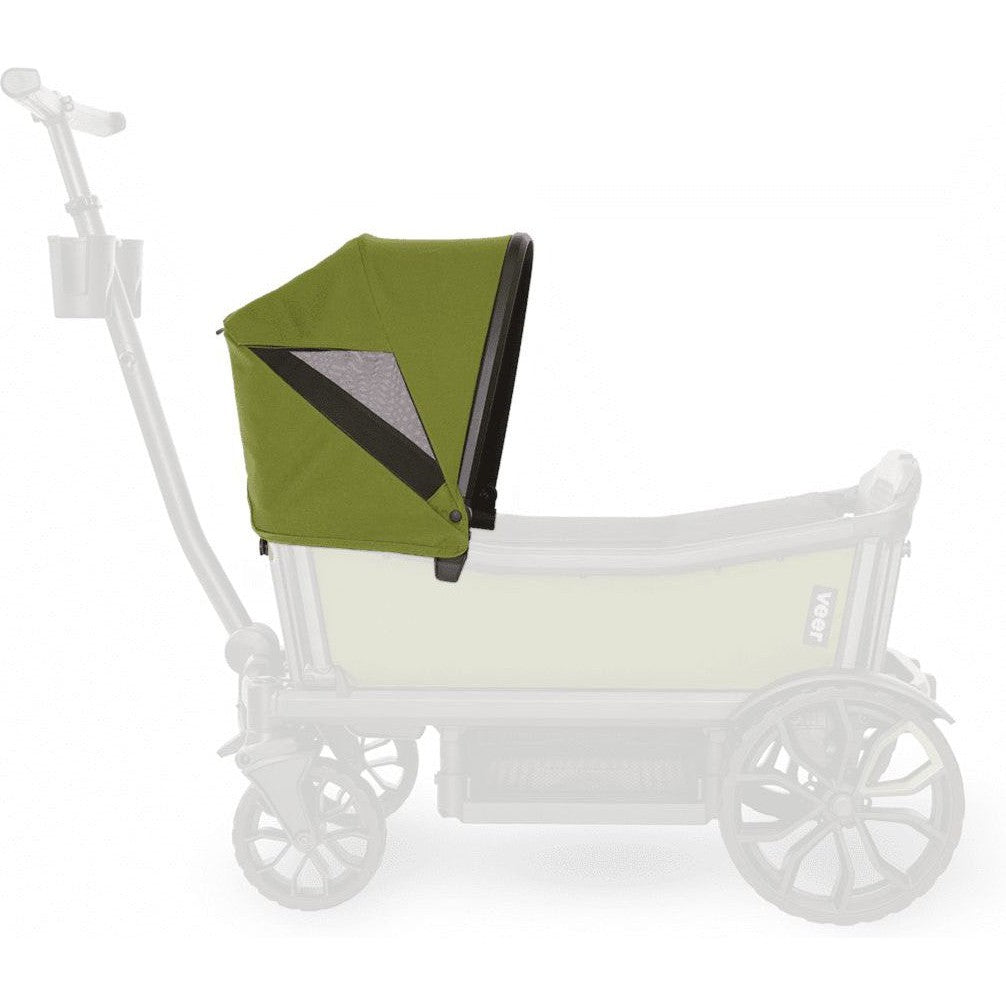 Veer Cruiser Custom Retractable Canopy - UV Protection Sun Shade for Strollers, Bikes & Outdoor Activities - Perfect for Beach, Park and Family Outings