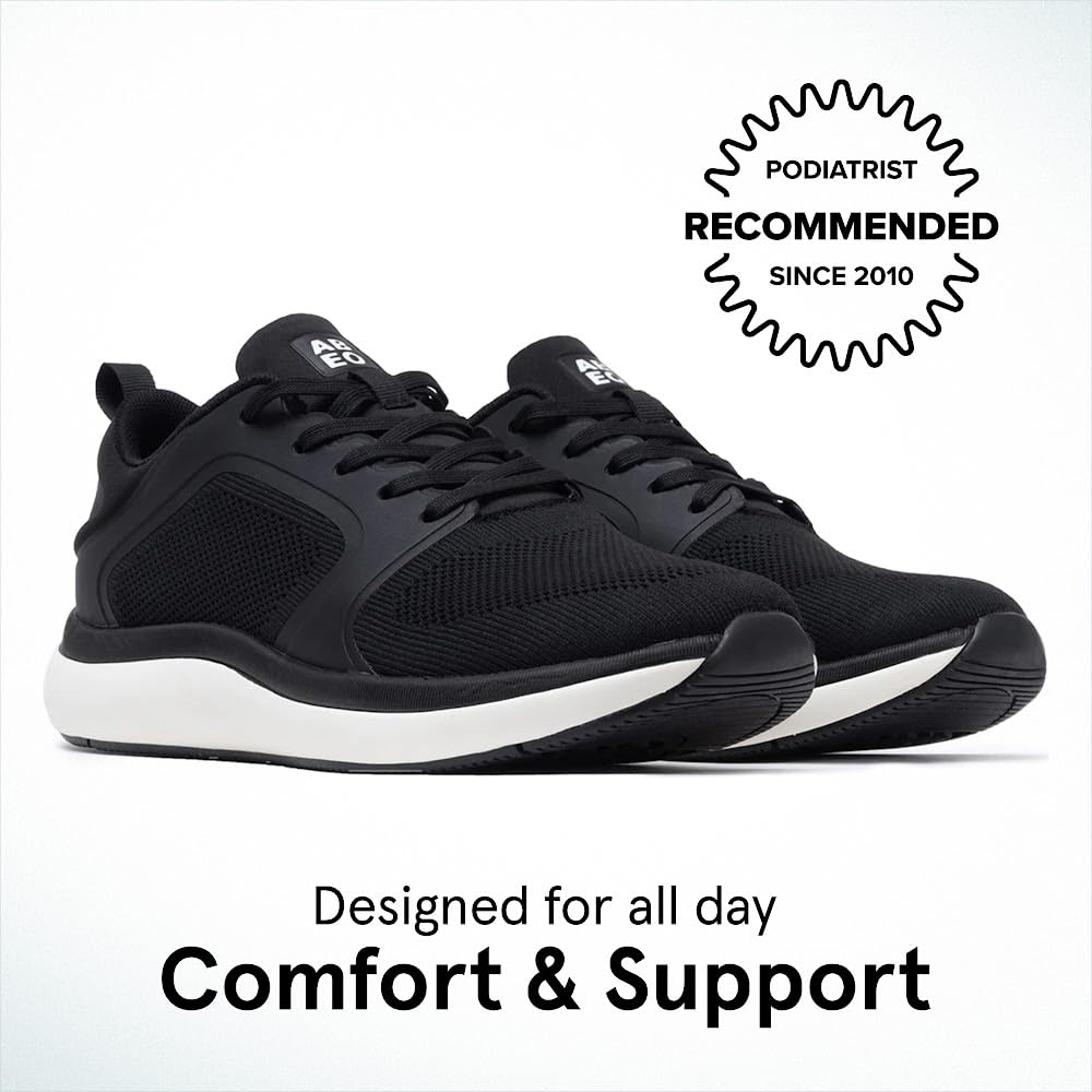 ABEO MXV Cruise Women's Walking Shoes - Orthopedic Support Shoes with Built-in Plantar Fasciitis Insoles for Pain Relief - Comfortable for Walking, Travel & Daily Wear