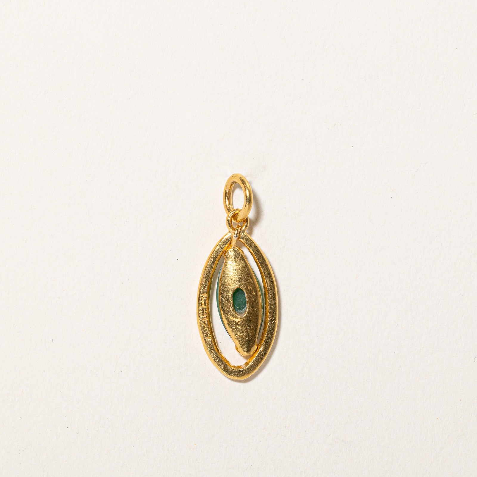 Exquisite Marquise Cabochon Jadeite Pendant - 1.80ct Natural Green Jade Jewelry for Women | Elegant Necklace Gift for Birthday, Anniversary & Special Occasions