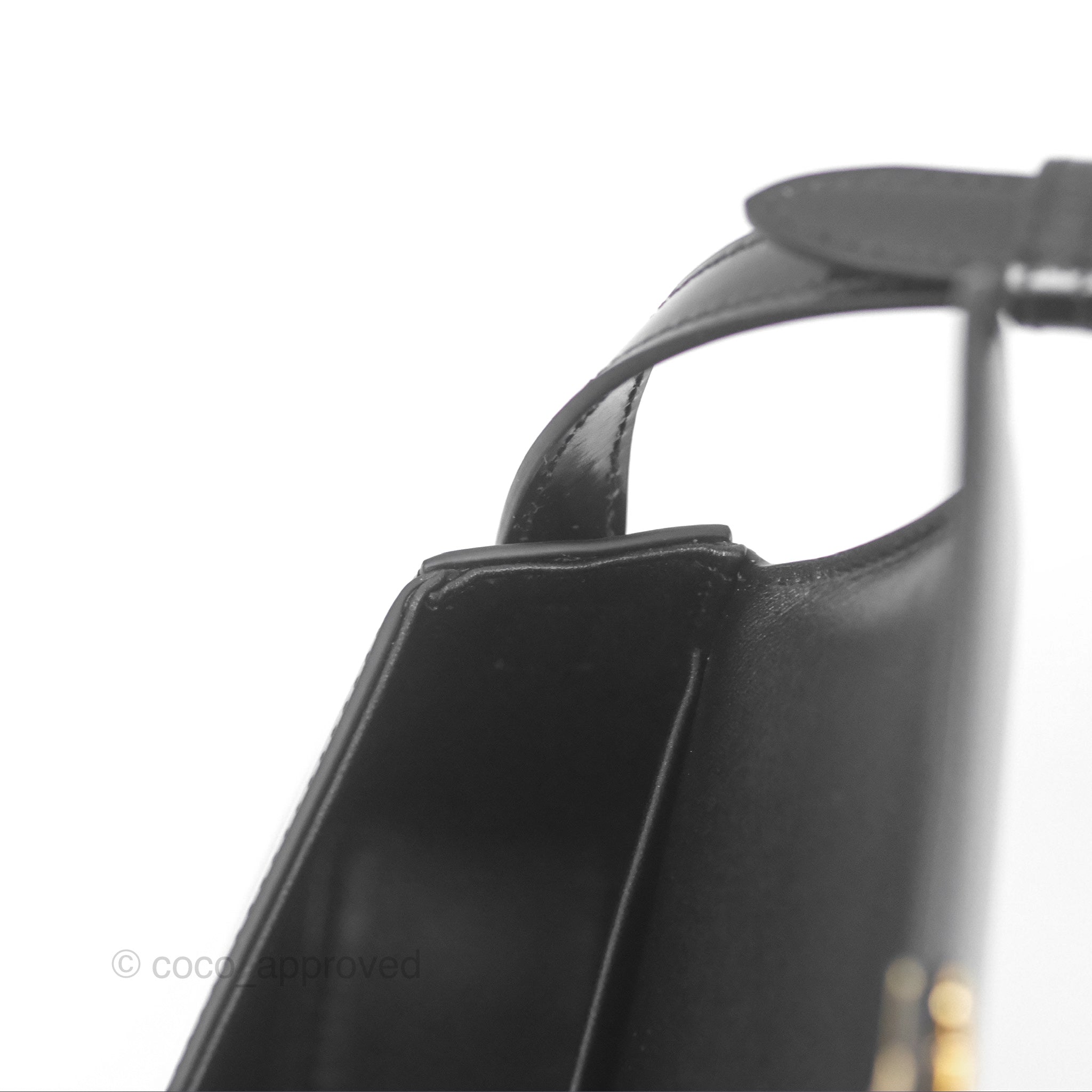 Celine Triomphe Shoulder Bag in Black Calfskin Leather - Luxury Crossbody Purse for Women, Perfect for Work, Date Night & Travel