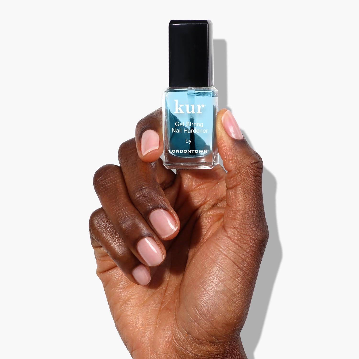 LONDONTOWN Get Strong Nail Hardener & Strengthener - Nail Growth Treatment for Damaged, Weak Nails | Conditioning Care for Long Healthy Nails | .40 fl oz | Perfect for Brittle Nails & Nail Recovery After Gel/ Acrylic Extensions