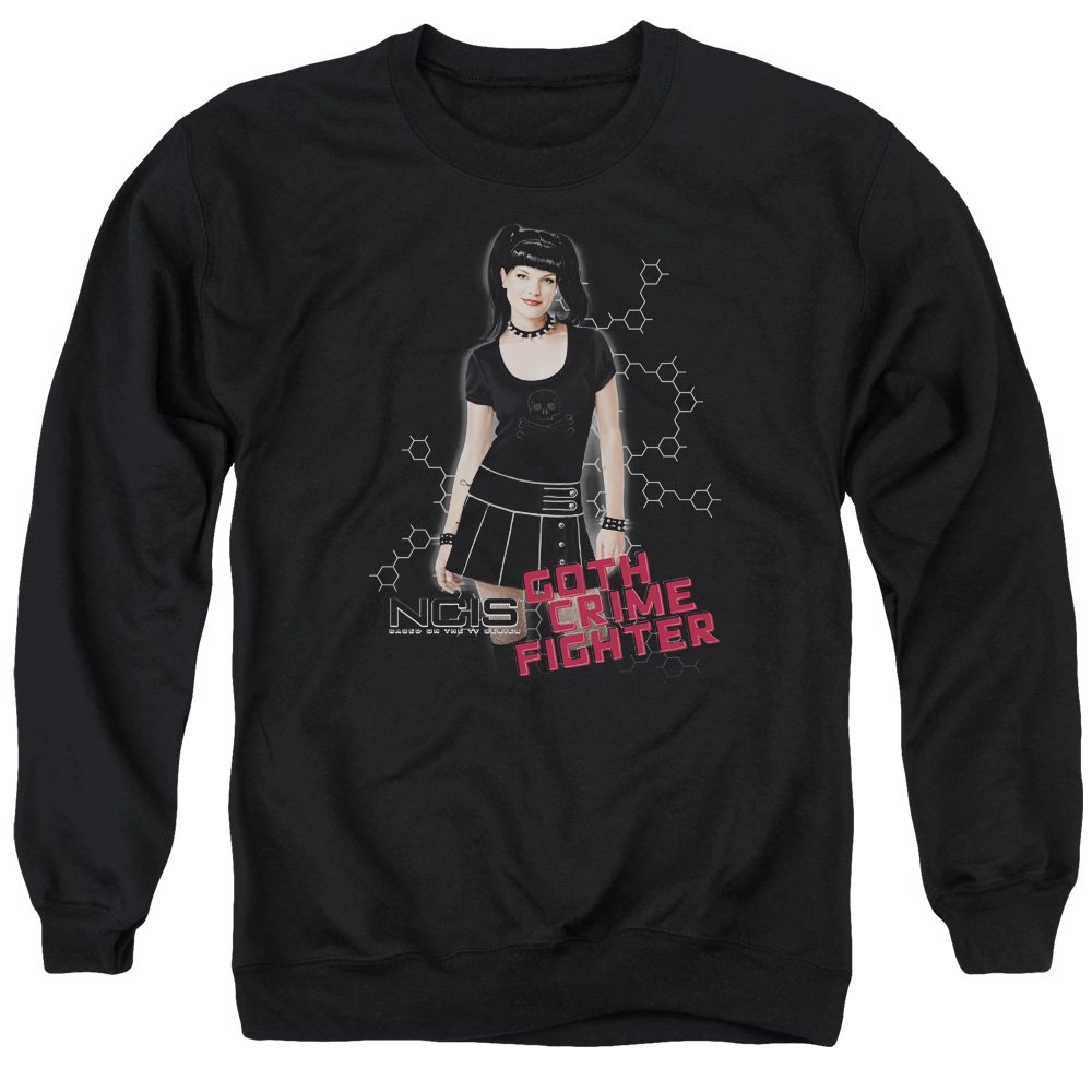 NCIS Goth Crime Fighter Unisex Crewneck Sweatshirt for Men & Women - Casual Streetwear for TV Show Fans & Crime Drama Lovers