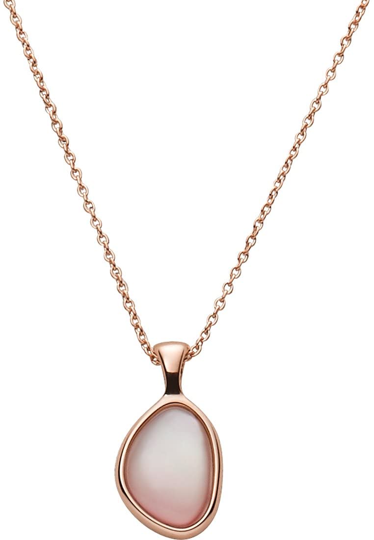 Skagen Agnethe Women's Rose Gold Stainless Steel Necklace - Adjustable 40/43/47 cm Chain - Elegant Jewelry Gift for Her | Perfect for Date Nights, Weddings & Special Occasions