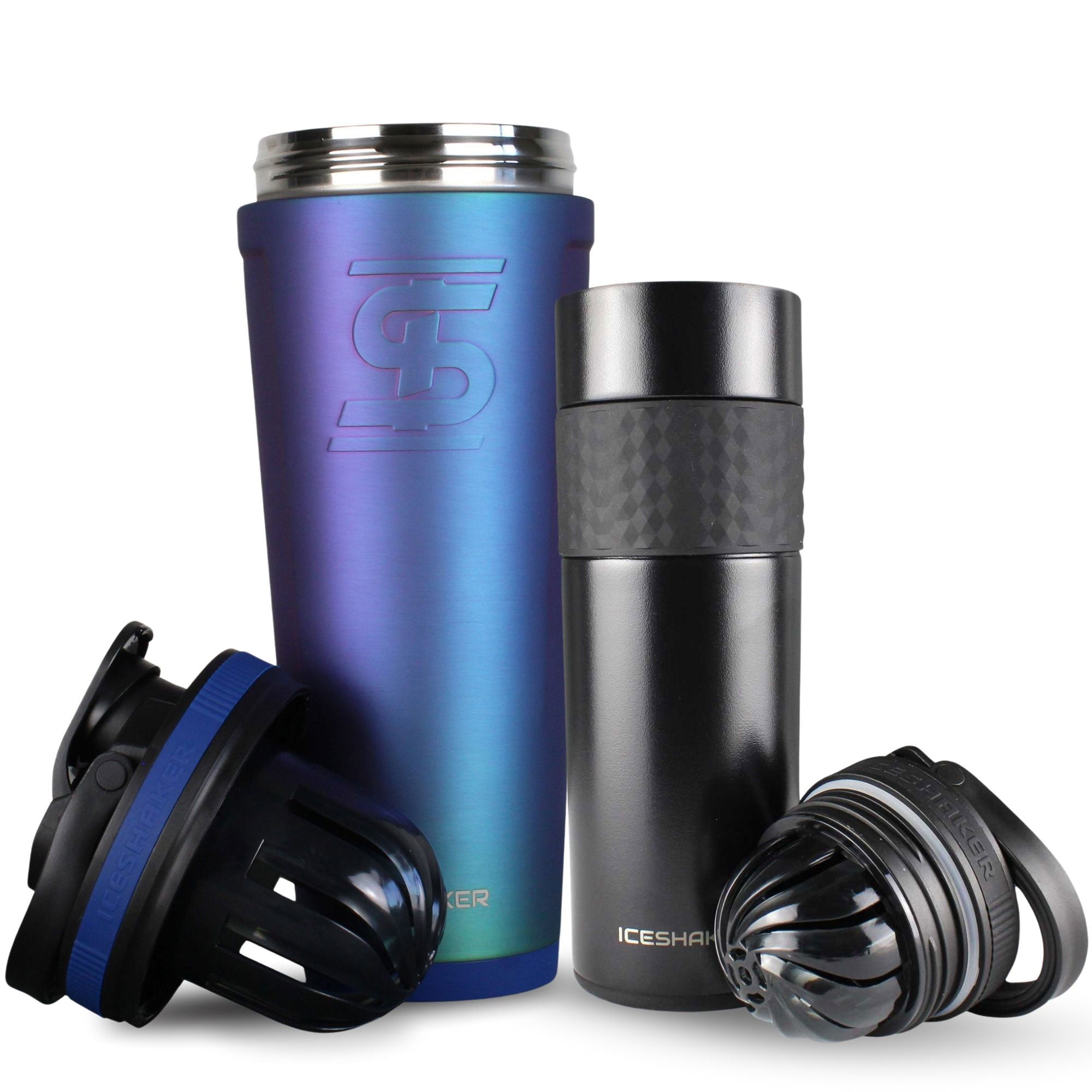 Premium His & Her Protein Shaker Bottle Set - 20oz Leak-Proof Mixing Cups for Gym, Workouts & Post-Training Recovery - BPA-Free Fitness Accessories for Couples