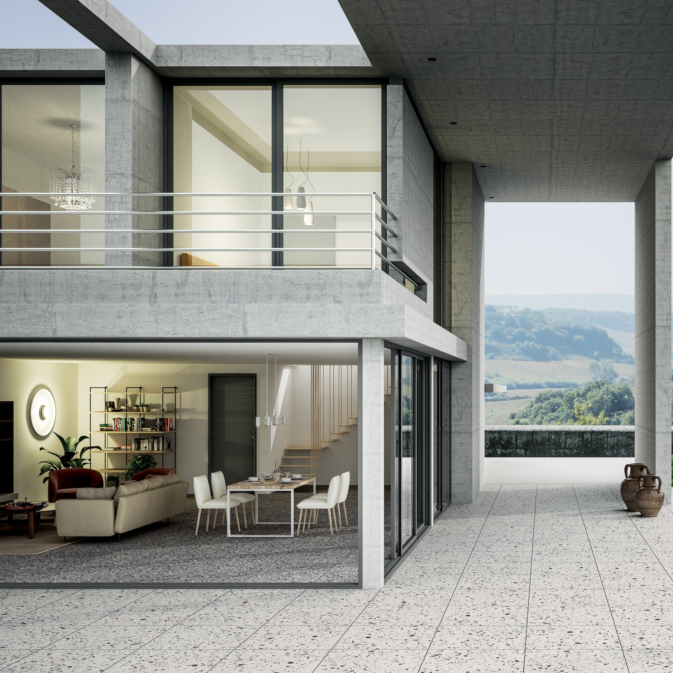 Venexia Grain Terrazzo Look Porcelain Tile - Premium Flooring for Kitchens, Bathrooms & High-Traffic Areas | Durable & Stylish Anaheim Collection