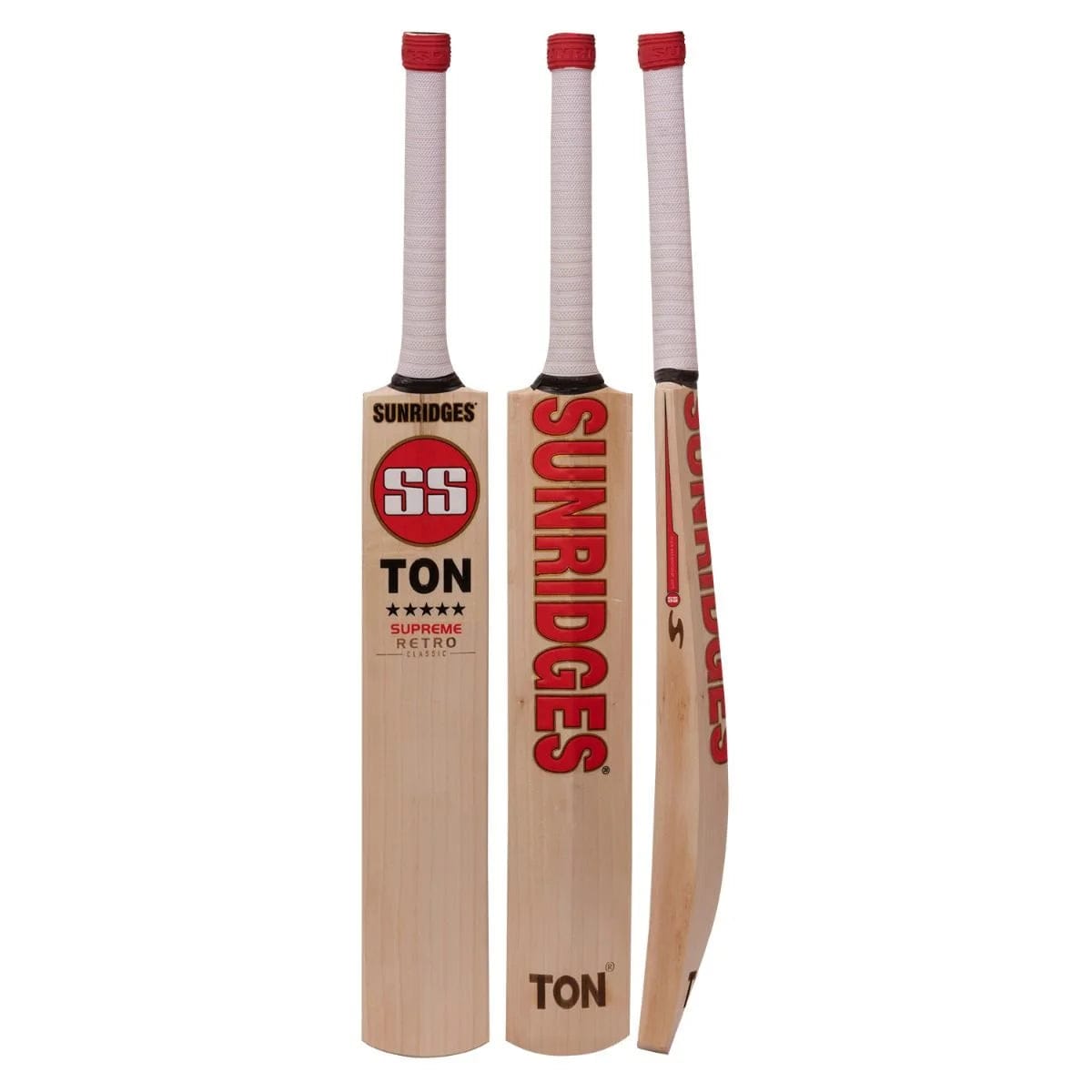 SS Retro Supreme Cricket Bat - Premium Wooden Cricket Bat for Professional & Amateur Players - Perfect for Matches, Practice & Training Sessions