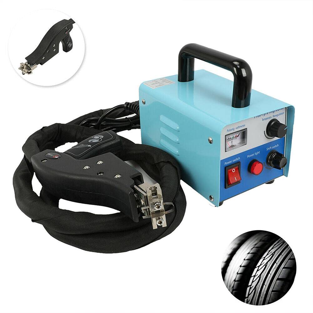 Professional 110V 400W Electric Tire Grooving Machine - Heated Iron Tire Groover Cutter with 20 Blades for Rubber & Tires | Perfect for Tire Repair Shops, Off-Road Vehicles & DIY Tire Maintenance