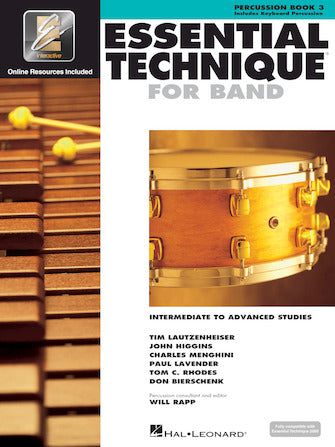 Essential Elements for Band Intermediate to Advanced Studies – Percussion/Keyboard Percussion Book 3 with EEi | Music Education Book for School Bands & Private Lessons | Perfect for Practice, Performances & Auditions