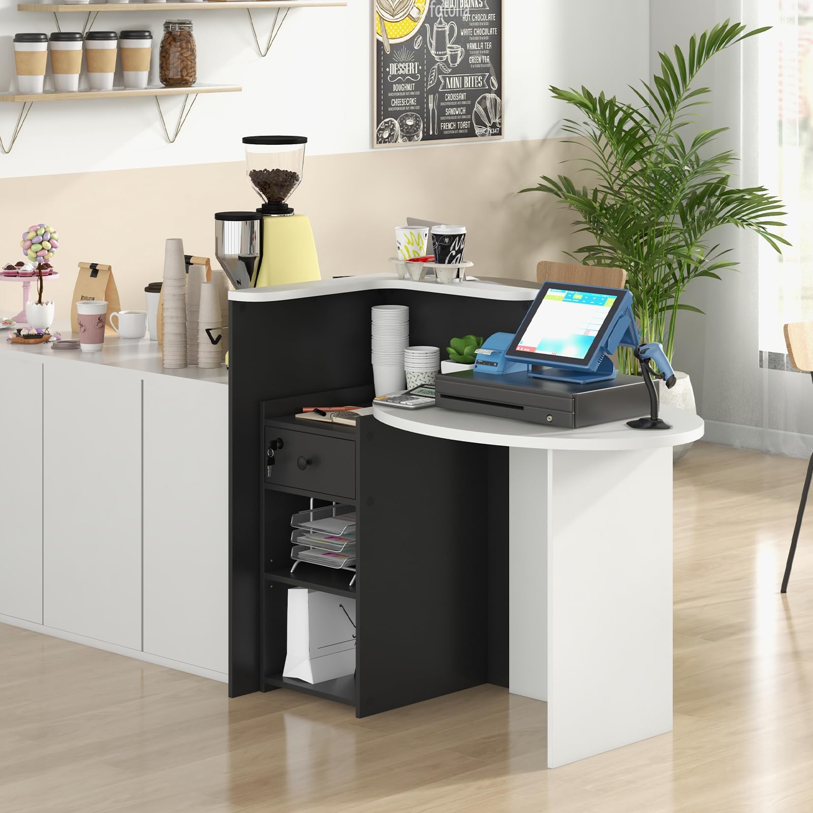 L-Shaped Reception Desk 48