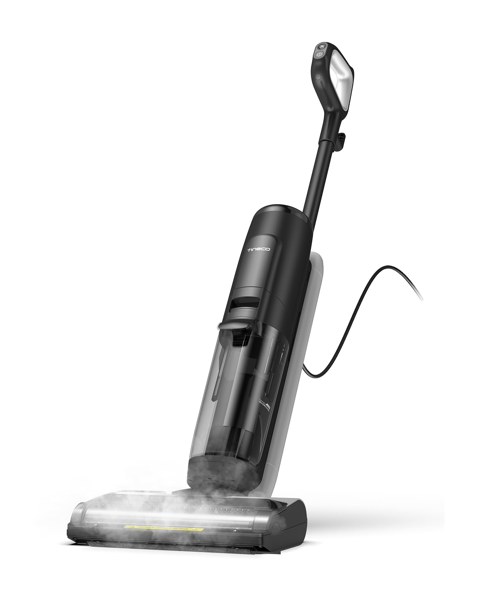 Tineco iFLOOR 5 Steam Corded Wet Dry Vacuum Cleaner - All-in-One Steam Mop for Hardwood Floors, 248℉ High-Temperature Steam, Self-Cleaning System - Perfect for Sticky Messes, Pet Hair, and Deep Cleaning Kitchens & Bathrooms
