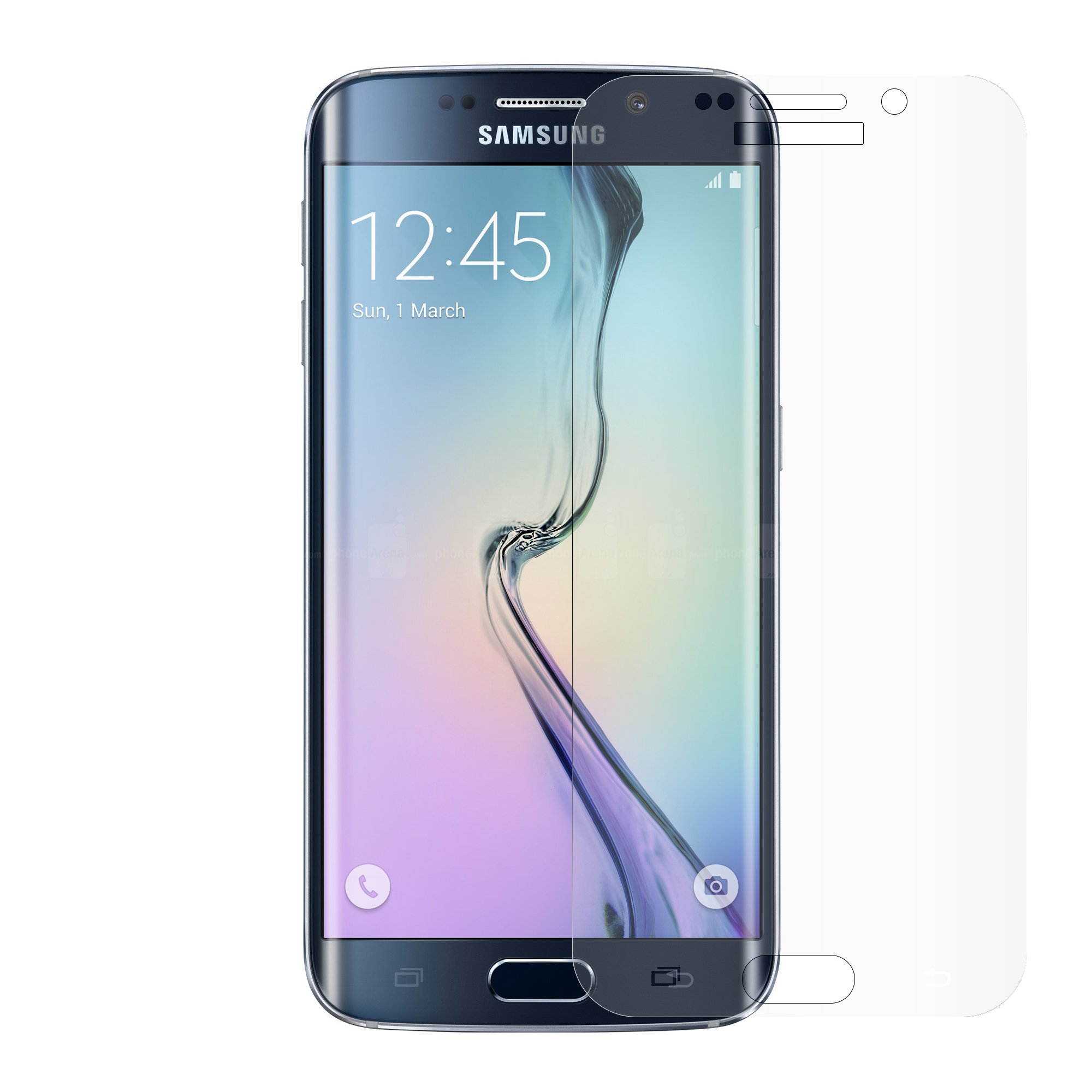 **BoxWave ClearTouch Glass Curve 9H Tempered Glass Screen Protector for Samsung Galaxy S6 Edge Plus - Crystal Clear, Anti-Scratch & Bubble-Free - Perfect for Daily Use & Gaming**