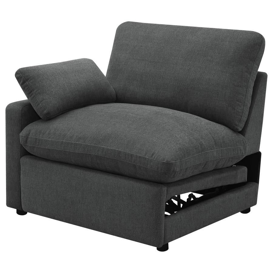 Colleen RAF Recliner Chair - Modern Comfortable PU Leather Living Room Reclining Chair with Footrest - Perfect for Relaxing, Watching TV, and Napping in Your Home Theater or Living Space