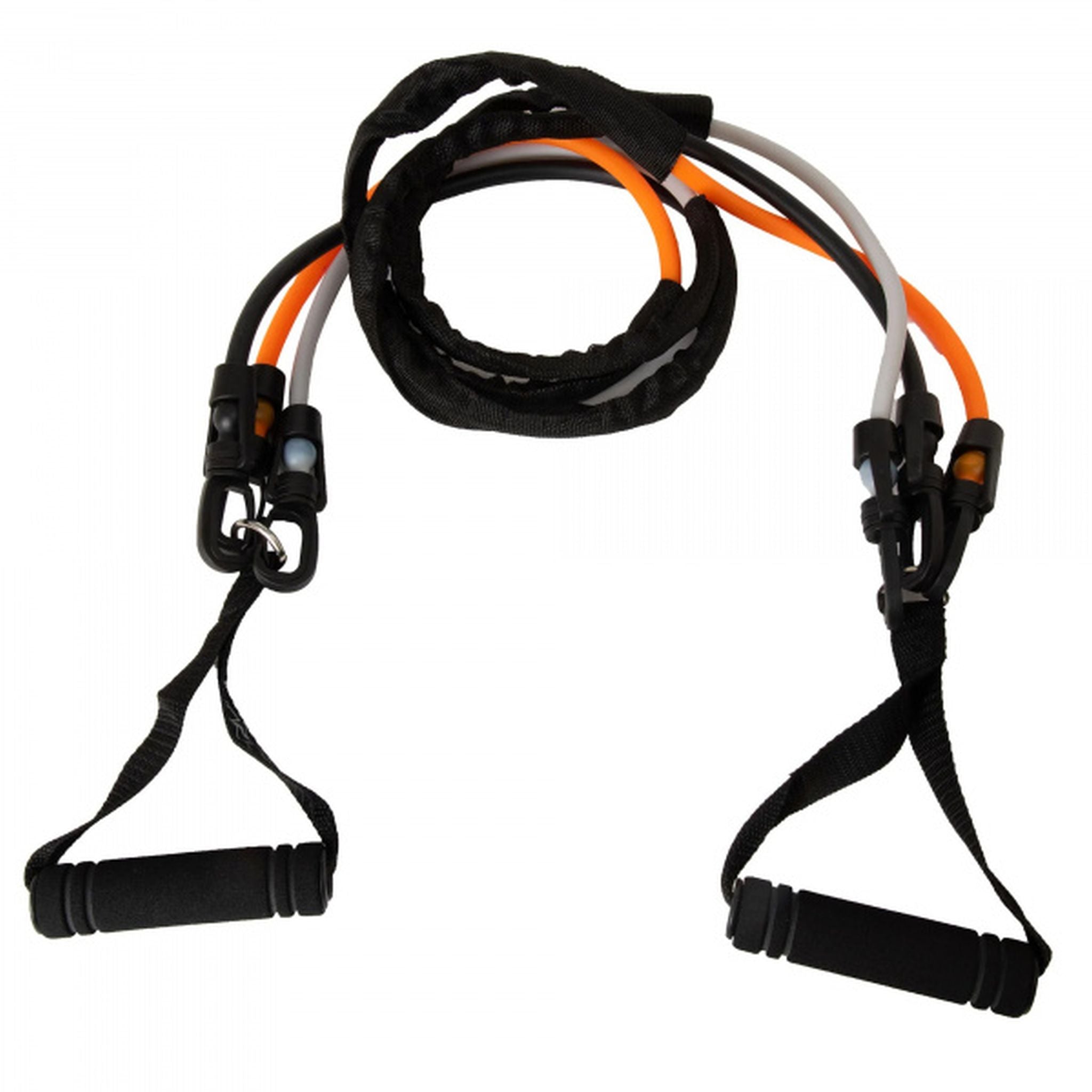 GOZONE 3-in-1 Resistance Bands Set with Handles, Ankle Straps & Door Anchor - Home Gym Equipment for Strength Training, Physical Therapy & Full Body Workout | Perfect for Men & Women