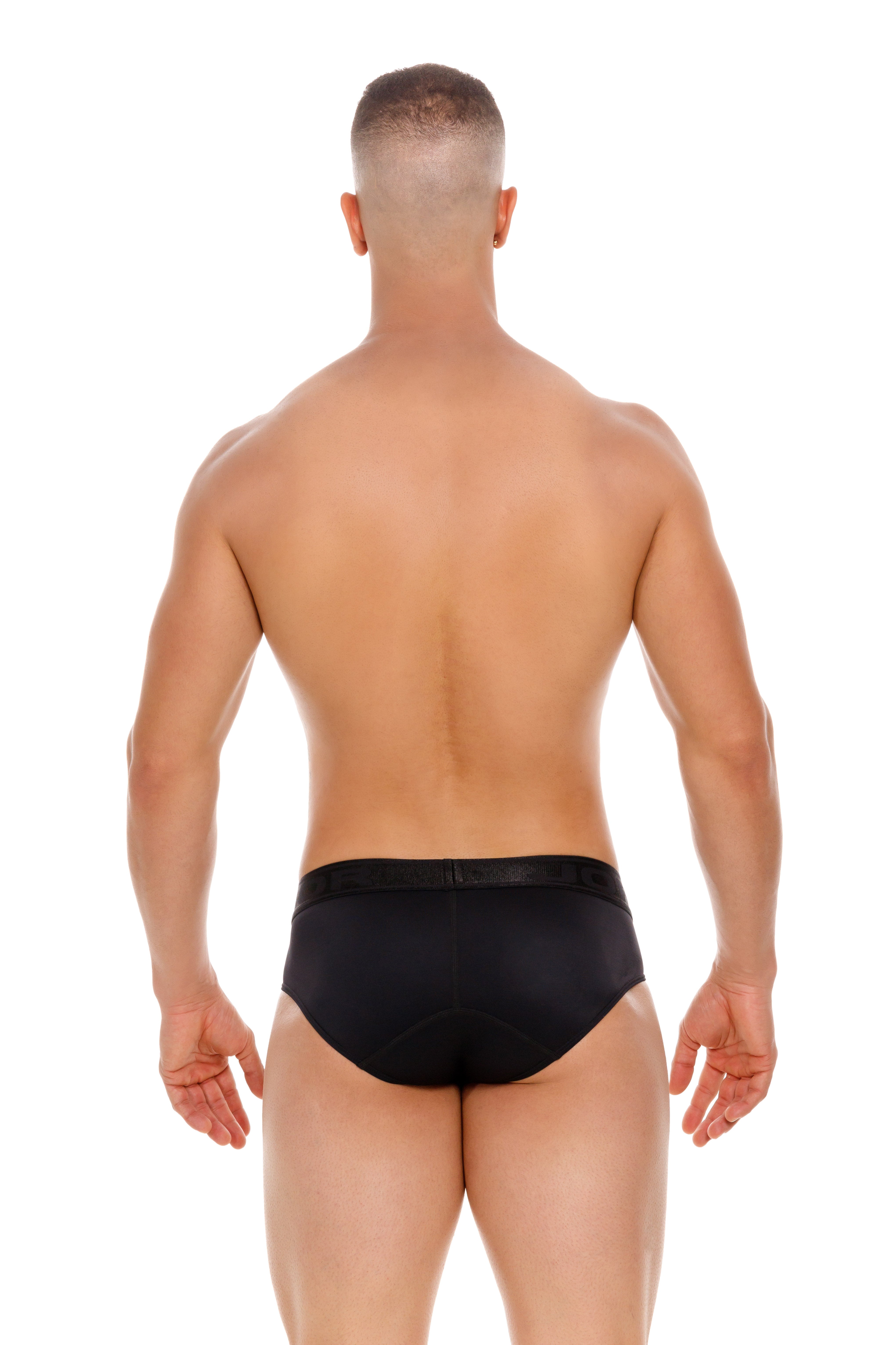 JOR Element Brief Black - Stylish and Comfortable Men's Underwear for Everyday Wear, Workout, and Travel