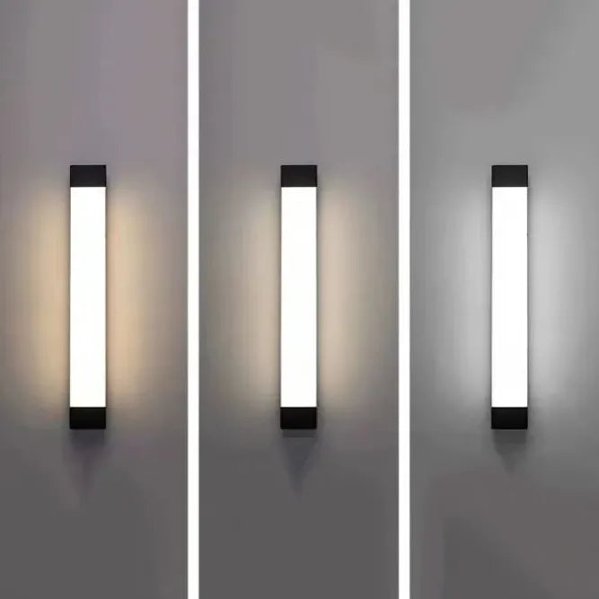 Waterproof Outdoor LED Wall Lights - Black, Durable & Energy Efficient for Patio, Garden, and Garage Lighting