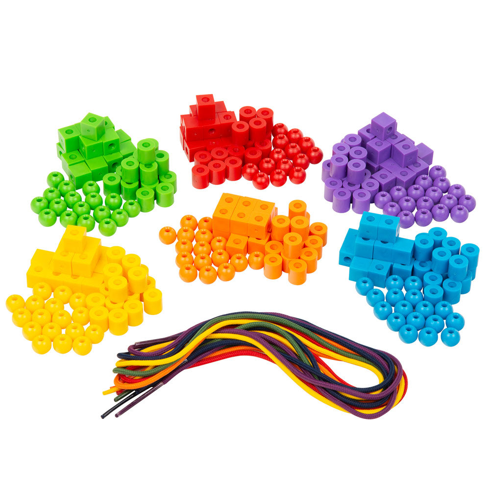 Kids First Math: Educational Lacing Beads Math Kit with Activity Cards | STEM Learning Toy for Counting, Patterns & Fine Motor Skills | Perfect for Homeschool & Classroom Math Activities