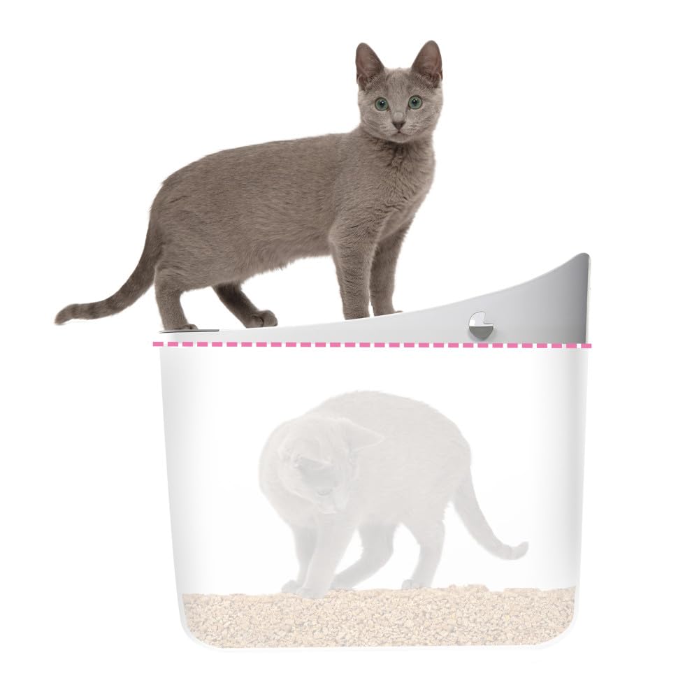Catit PIXI Covered Cat Litter Box - Hidden Enclosure for Home