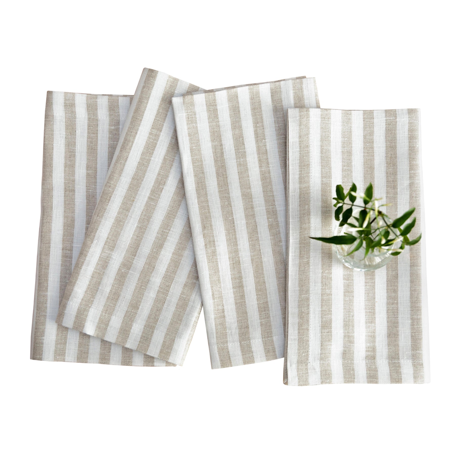 Red and White Amalfi Stripe
