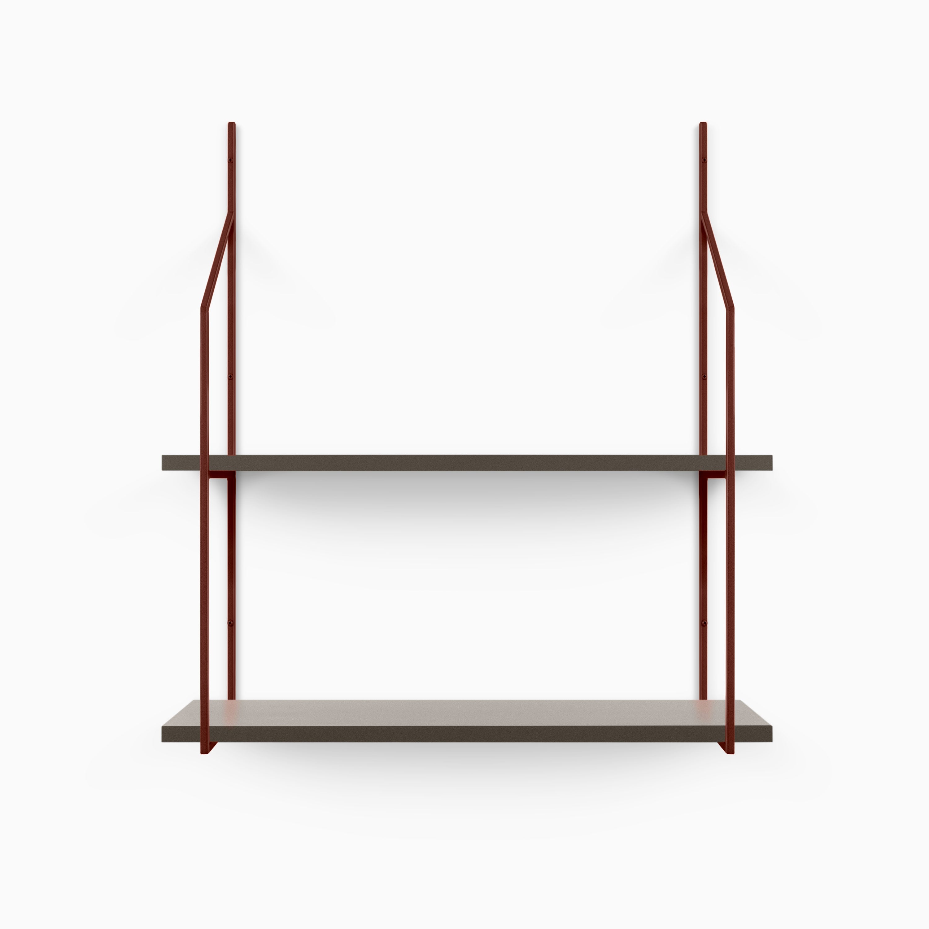 Verne 2-Tiered Tungsten Shelf - Space-Saving Storage for Kitchen, Bathroom & Office Organization