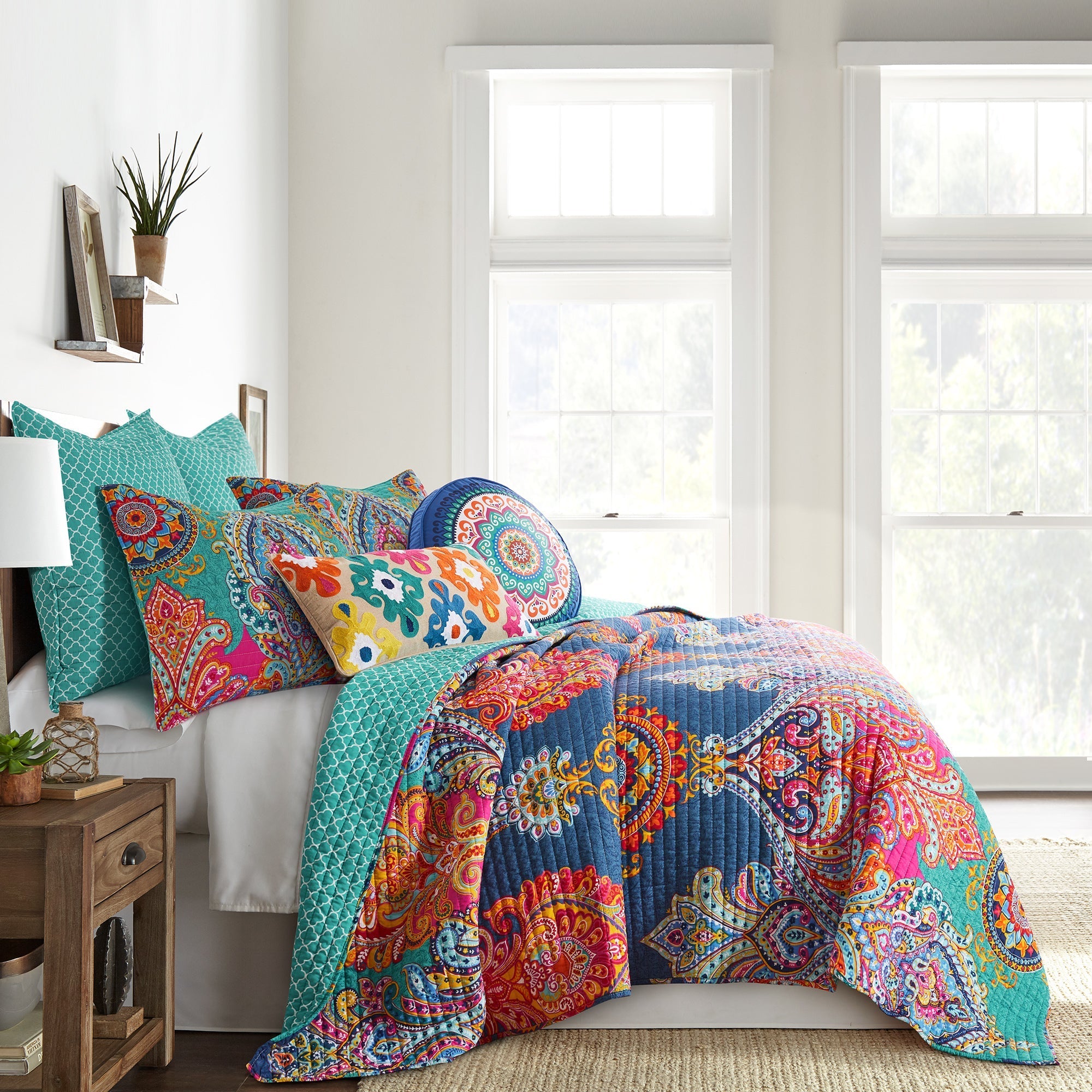 Premium Fantasia Quilt Set - Soft & Breathable Bedding Collection - Queen/King Size - Perfect for Master Bedroom, Guest Room & Cozy Home Decor