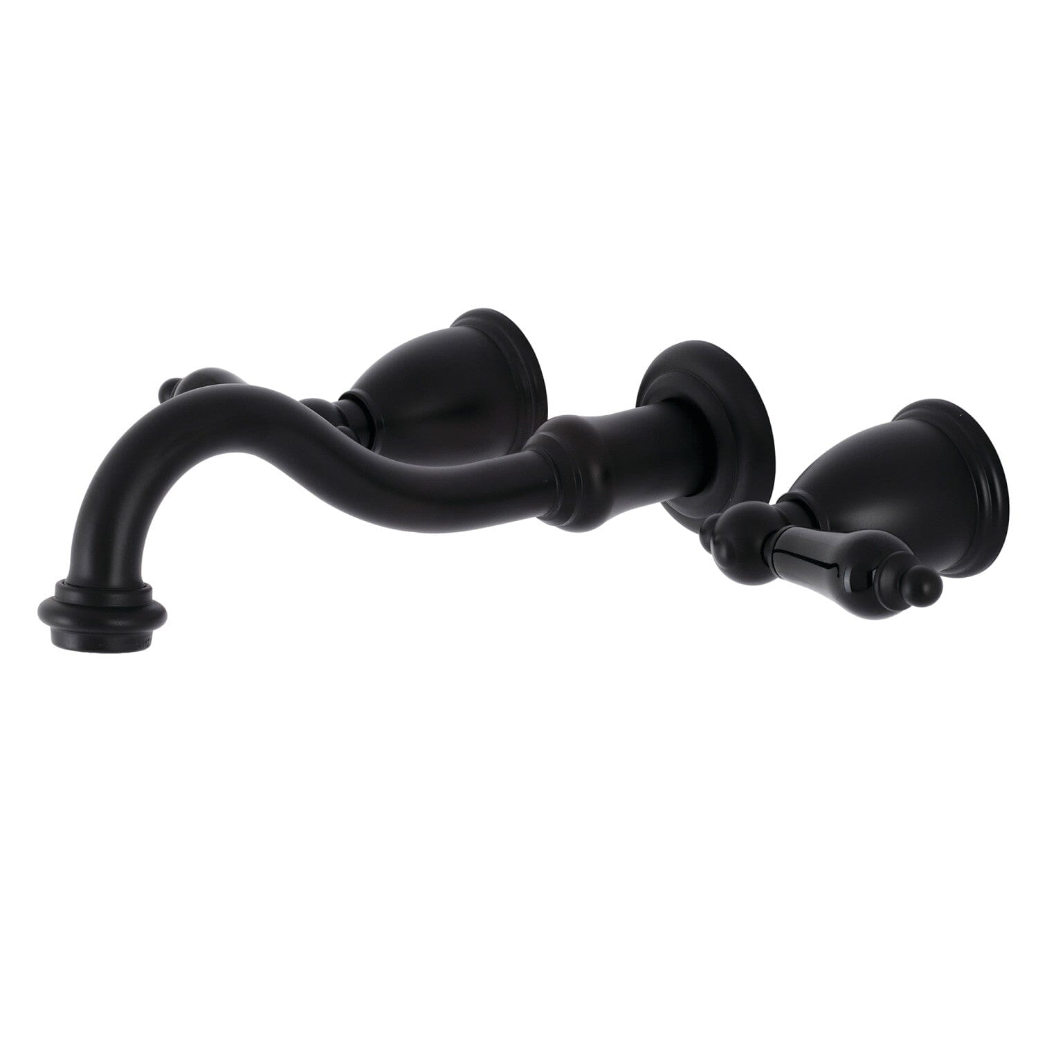 Duchess Double Handle 3-Hole Wall Mount Bathroom Faucet - Elegant Brass Finish for Modern Bathrooms | Perfect for Powder Rooms, Master Baths & Spa Retreats