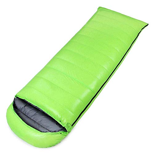 Ultralight 600G Down Sleeping Bag for Camping, Hiking & Backpacking - Compact Portable Winter Sleeping Bag with Velvet Insulation - Ideal for Cold Weather Camping, Mountain Climbing & Outdoor Adventures