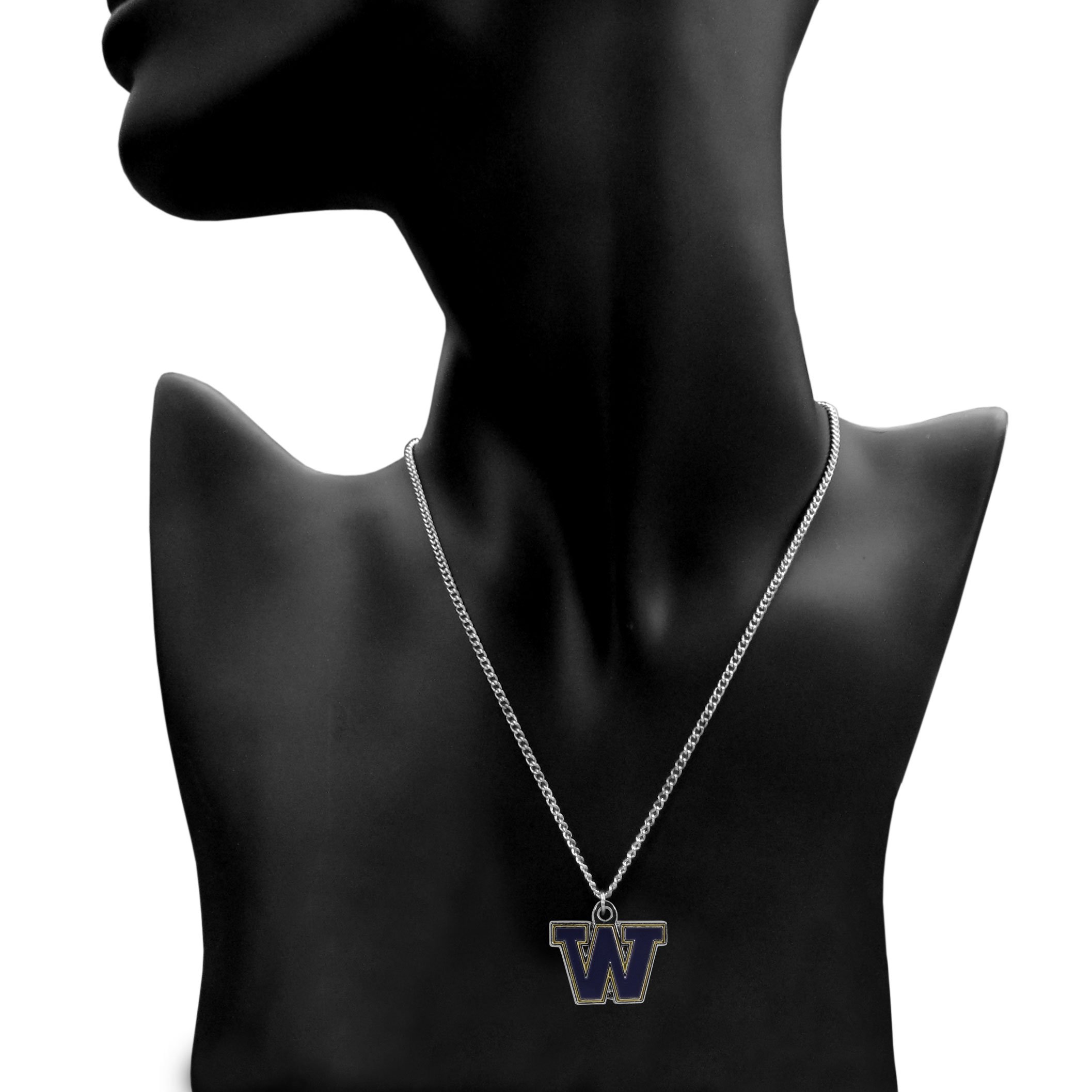 Siskiyou Sports NCAA Chain Necklace with Small Charm - 20 Inch College Team Jewelry for Women & Men - Perfect for Game Day, Fan Gifts & School Spirit Accessories